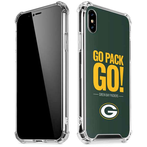 NFL Green Bay Packers Team Motto iPhone XS Max Clear Case